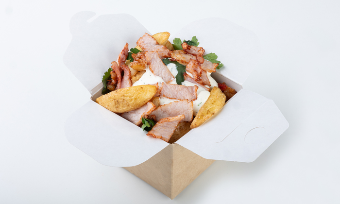 პოტატო ბეკონით 