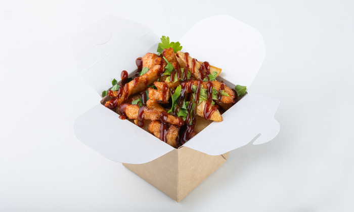 პოტატო ქათმით 