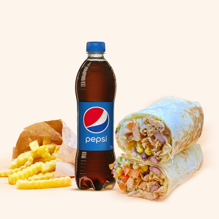 ქათმის ბურიტოს მენიუ 