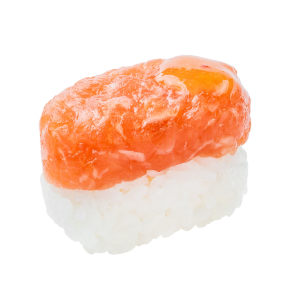 Sushi z tatarem łososia