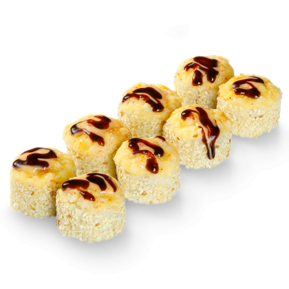 Pieczona rolka z krewetkami