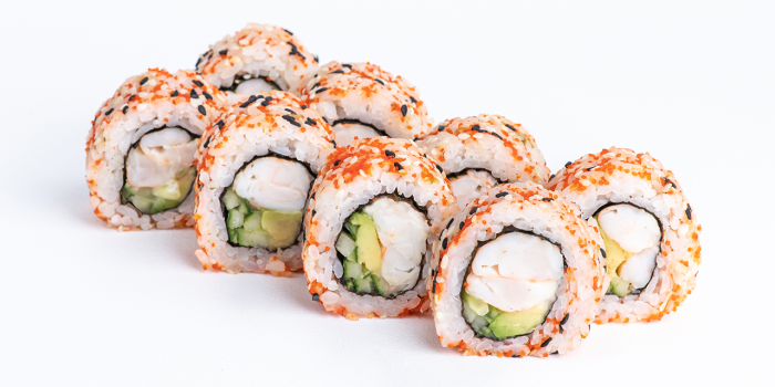 Каліфорнія з креветкою в ікрі масаго 